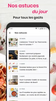 Cuisine Actuelle idée recette android App screenshot 10