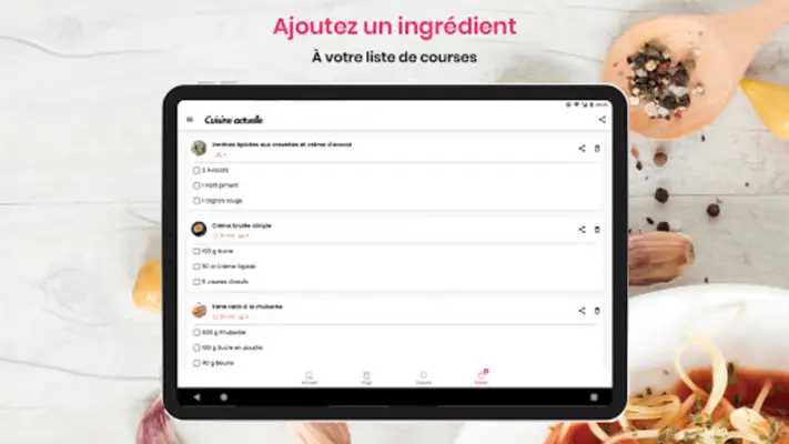 Cuisine Actuelle idée recette android App screenshot 1