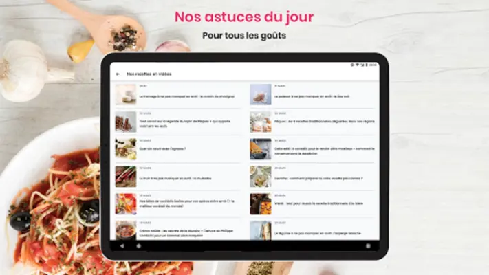 Cuisine Actuelle idée recette android App screenshot 4